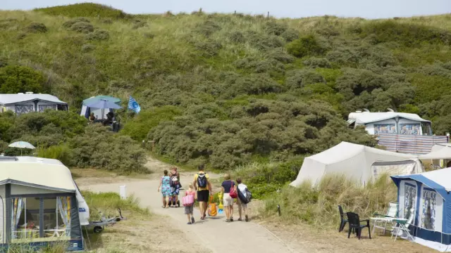 Camping Kogerstrand aan het strand van De Koog VVV Texel