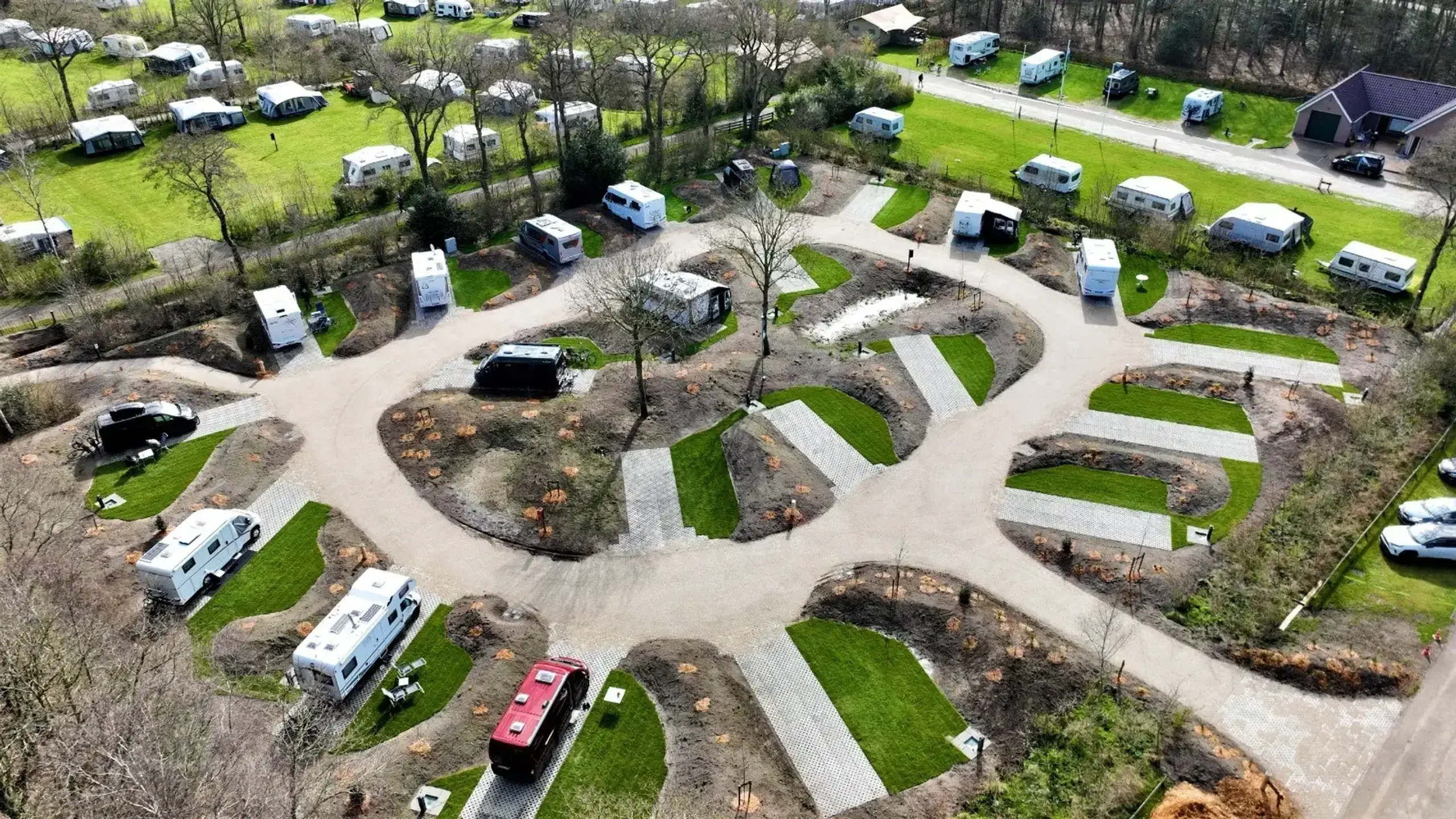 Kampeerterrein Woud