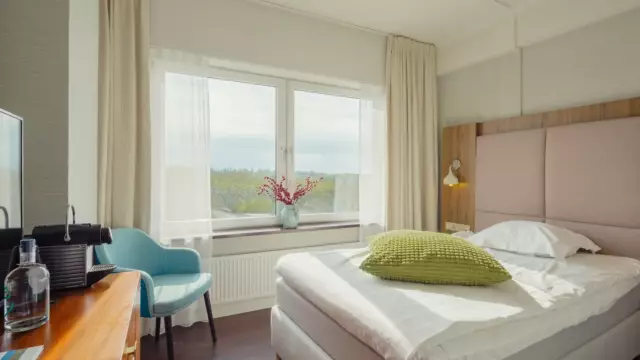 Hotelkamper Single Standard van Hotel Opduin VVV Texel