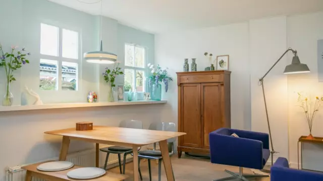 Woonkamer Stadshuisje Texel VVV Texel