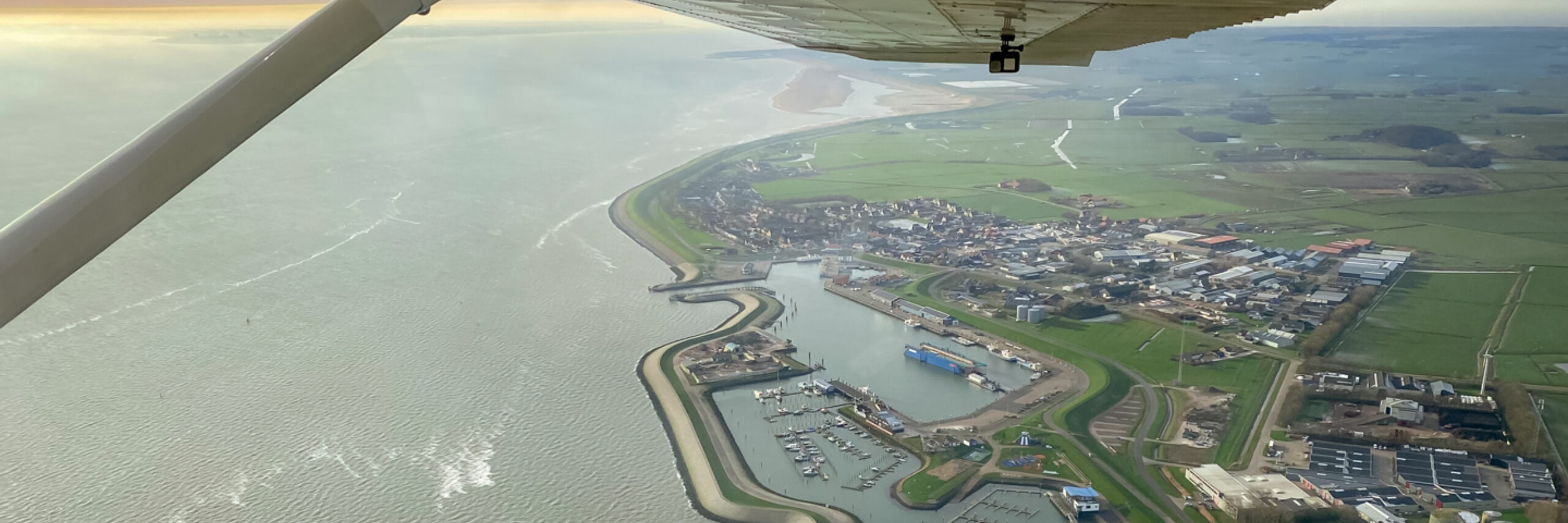 Rondvlucht boven Texel