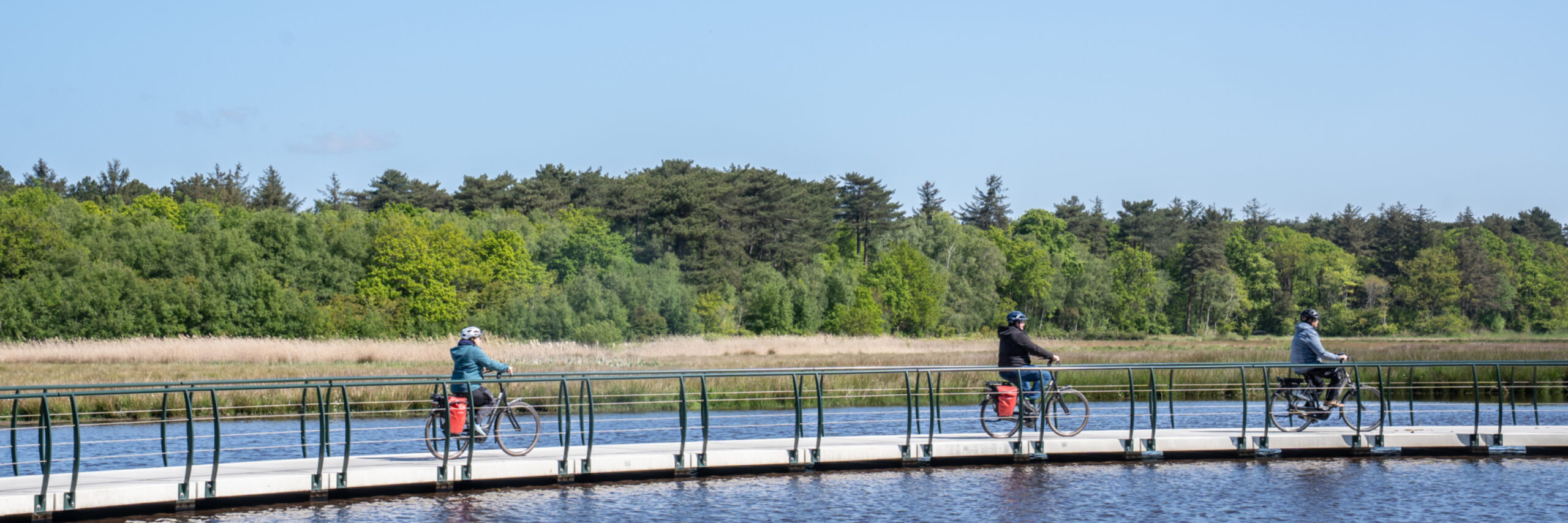 De Dennen fietspad over water VVV00472