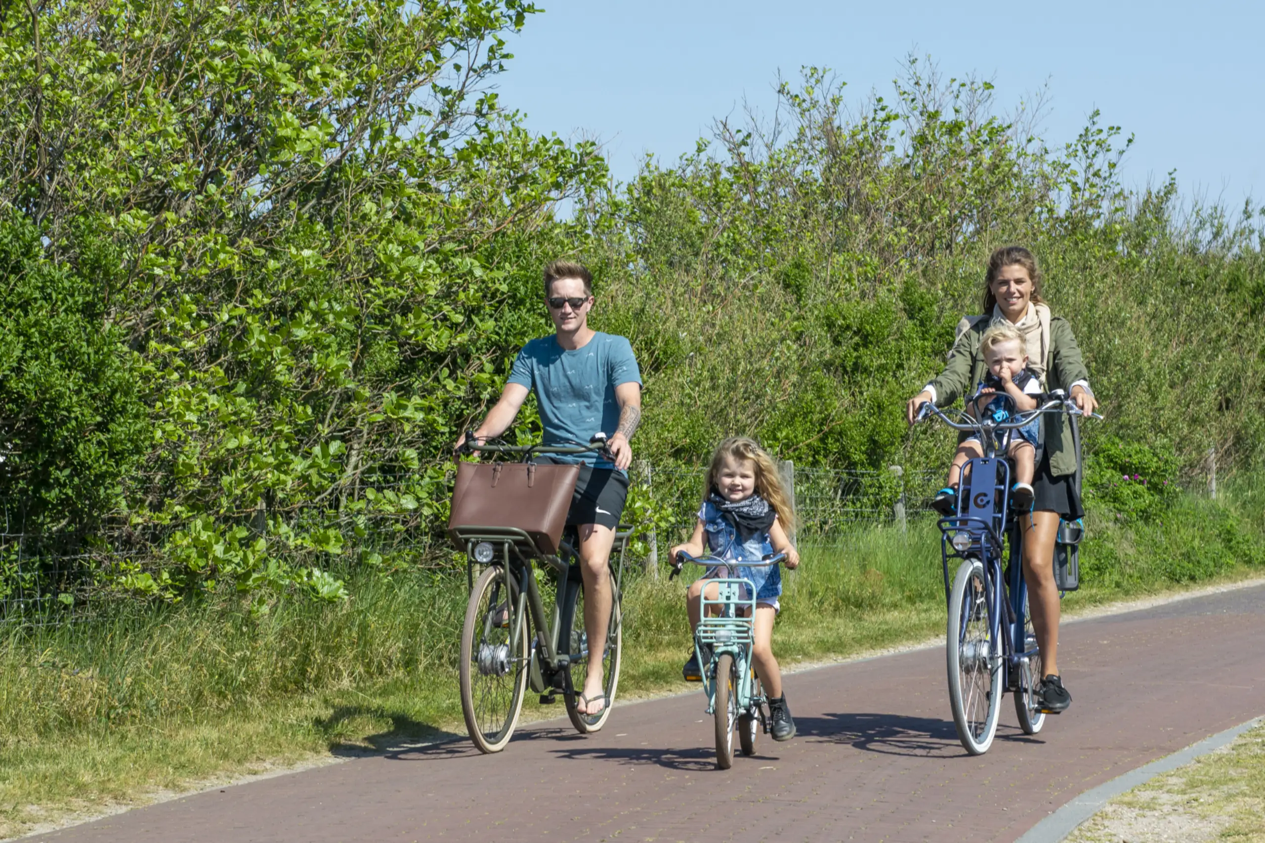 Fietsen met het gezin