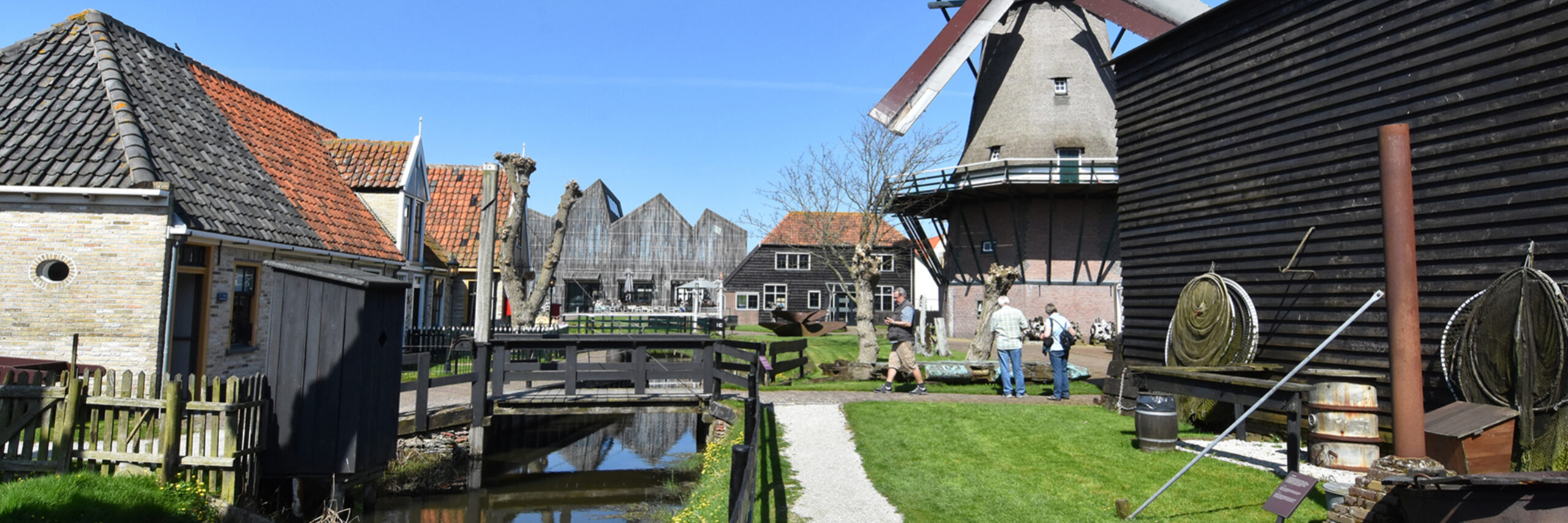 Het buitenterrein van Museum Kaap Skil
