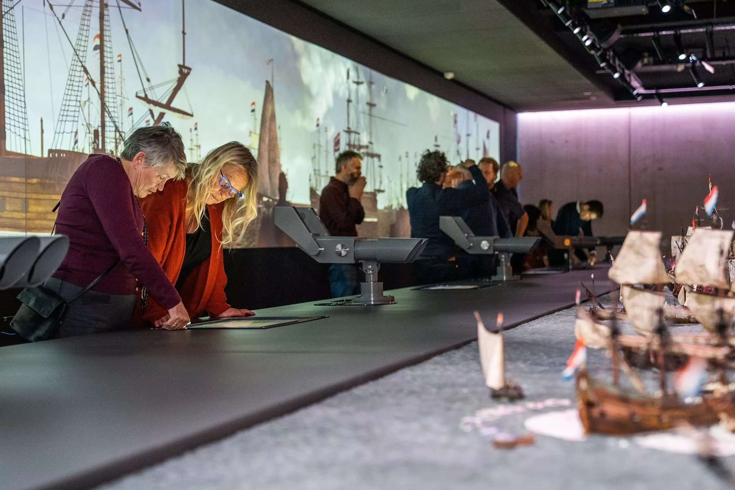 De VOC maquette bij Museum Kaap Skil