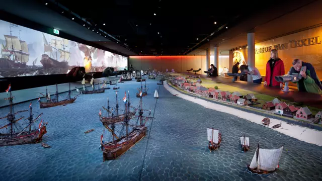 Maquette Reede van Texel