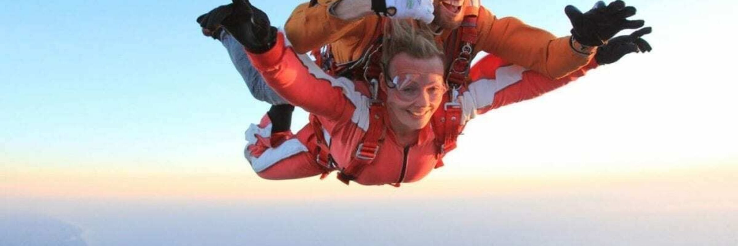 Tandem skydive parachutespringen texel