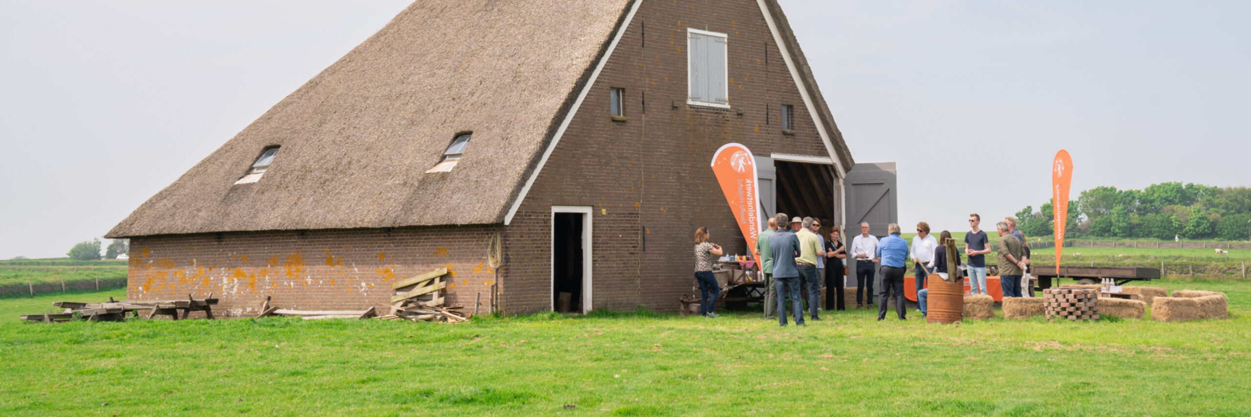 Tekenmoment Wandelnetwerk Texel
