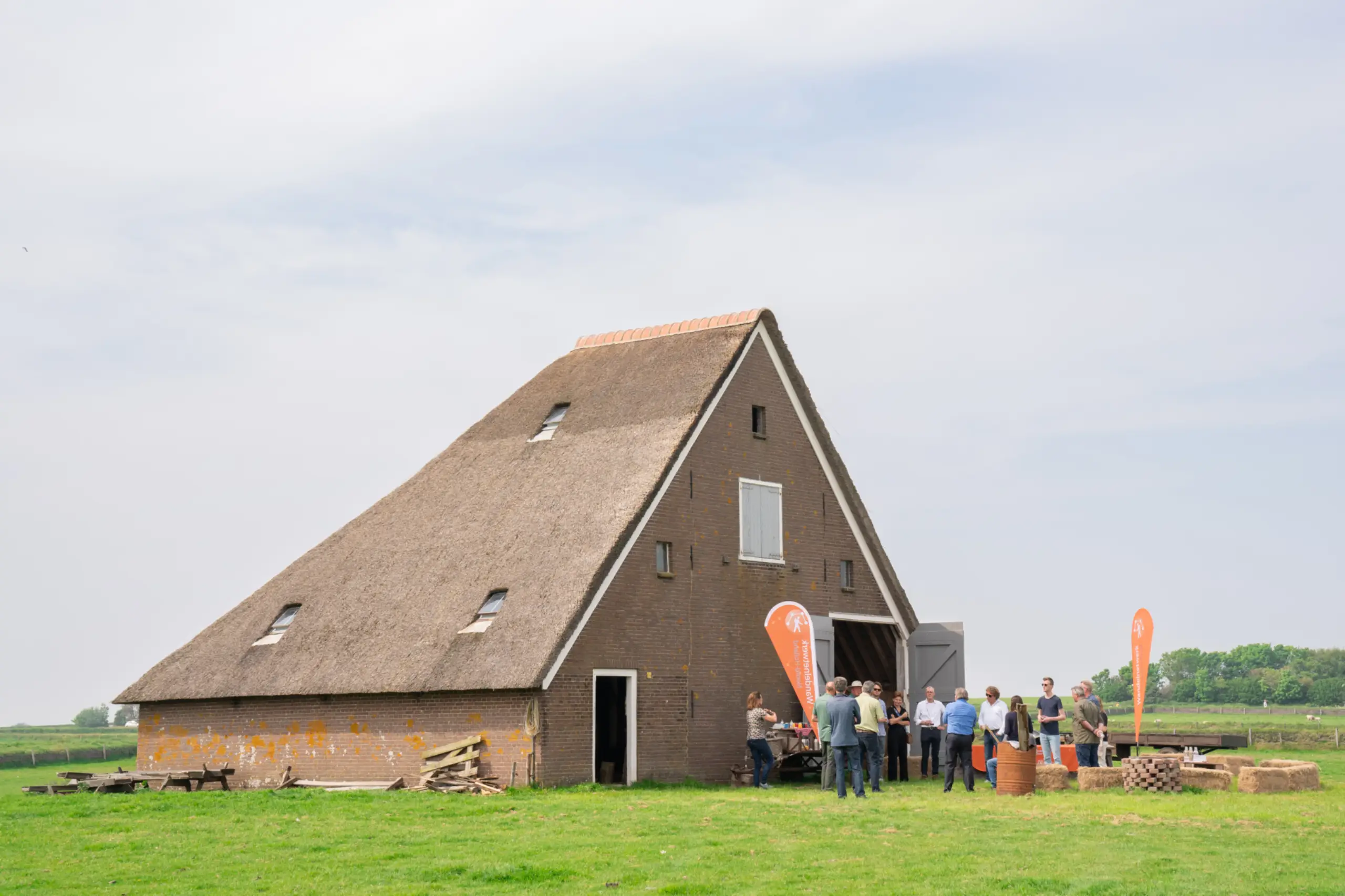 Tekenmoment Wandelnetwerk Texel