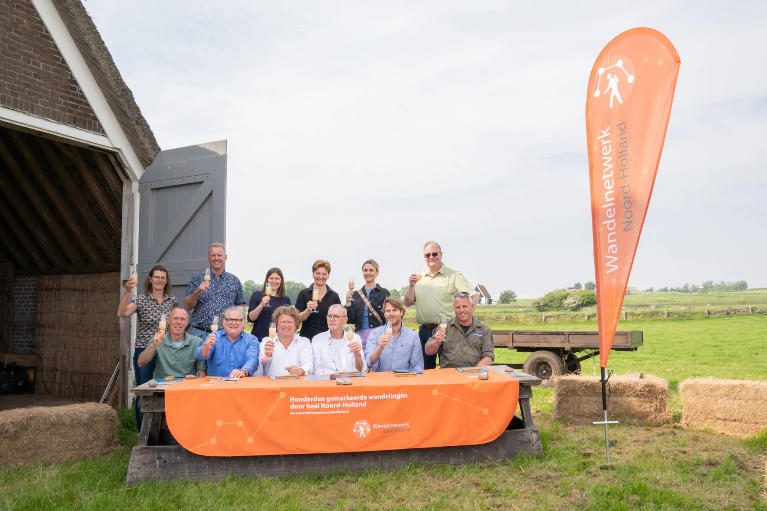 Tekenmoment Wandelnetwerk Texel