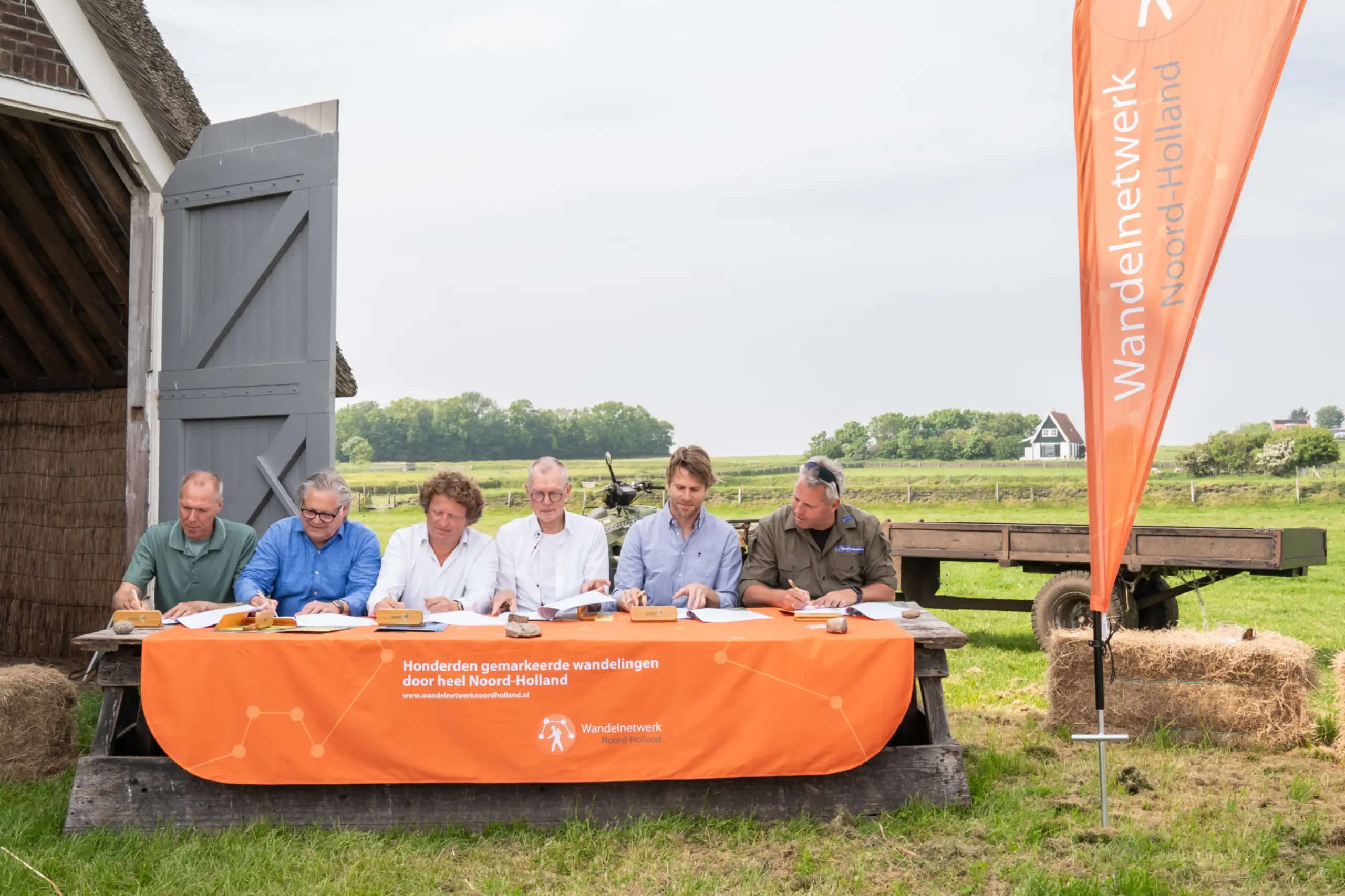 Tekenmoment Wandelnetwerk Texel
