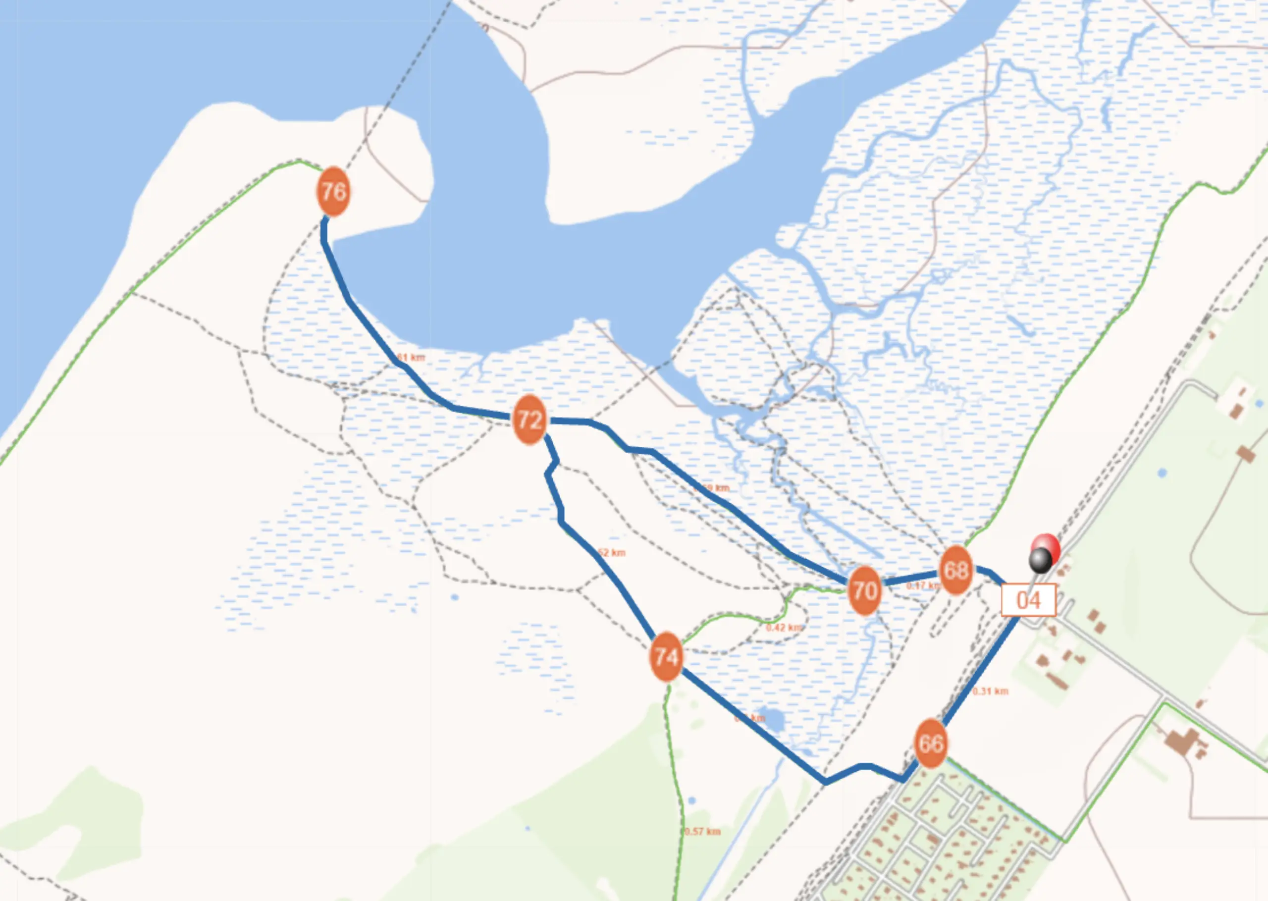 Route Slufterpad
