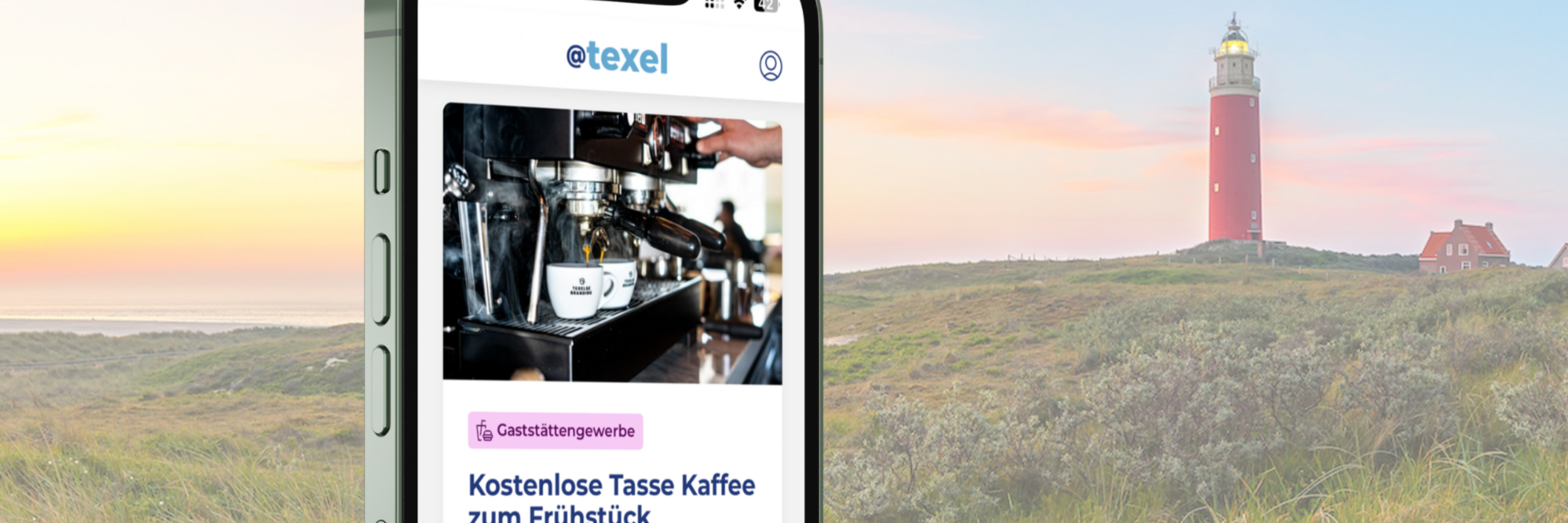 App Gutschein Kostenlose Tasse Kaffee zum FRühstück