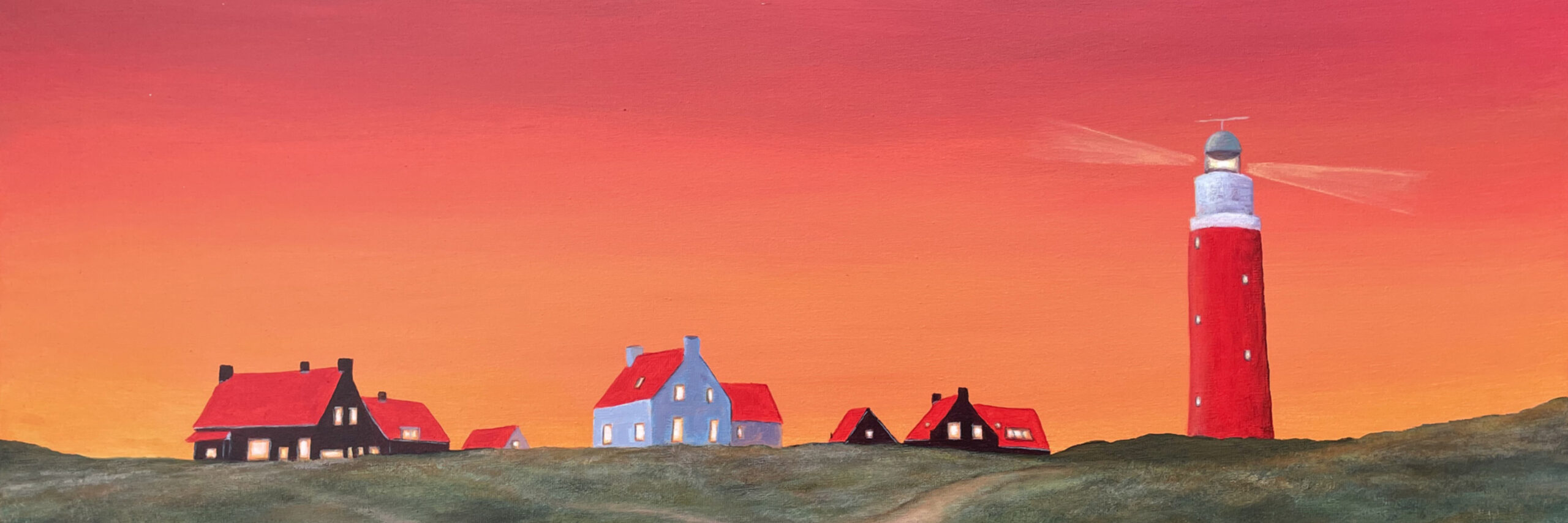 Texel painting by Angelina van der Vliet