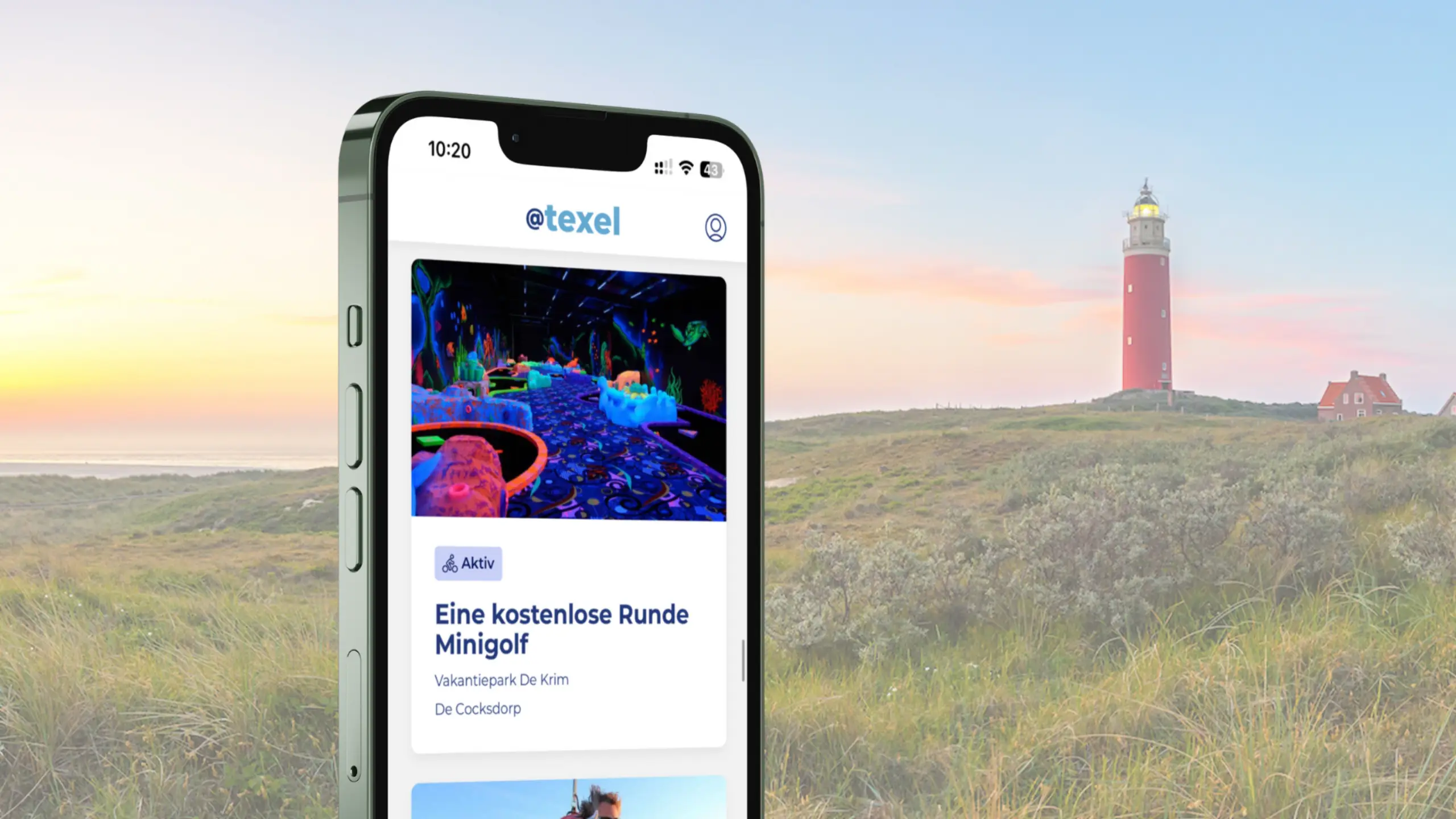 Ein Gutschein in der App