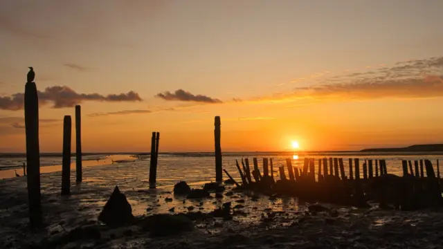 Haven bij De Cockdsdorp met zonsopgang Fotograaf Marcia Boomhouwer