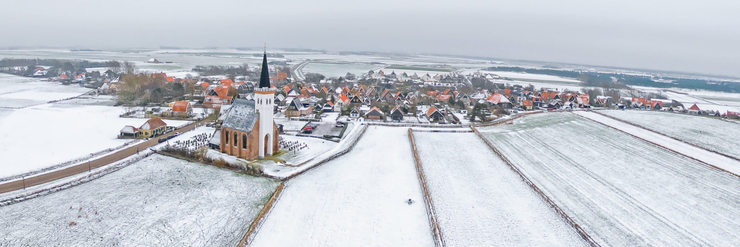 Den Hoorn in de sneeuw