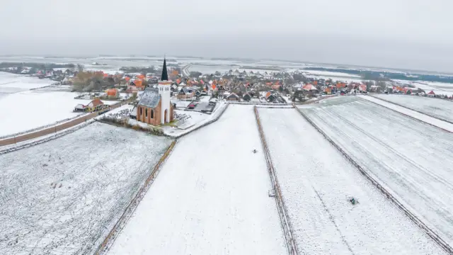 Den Hoorn in de sneeuw