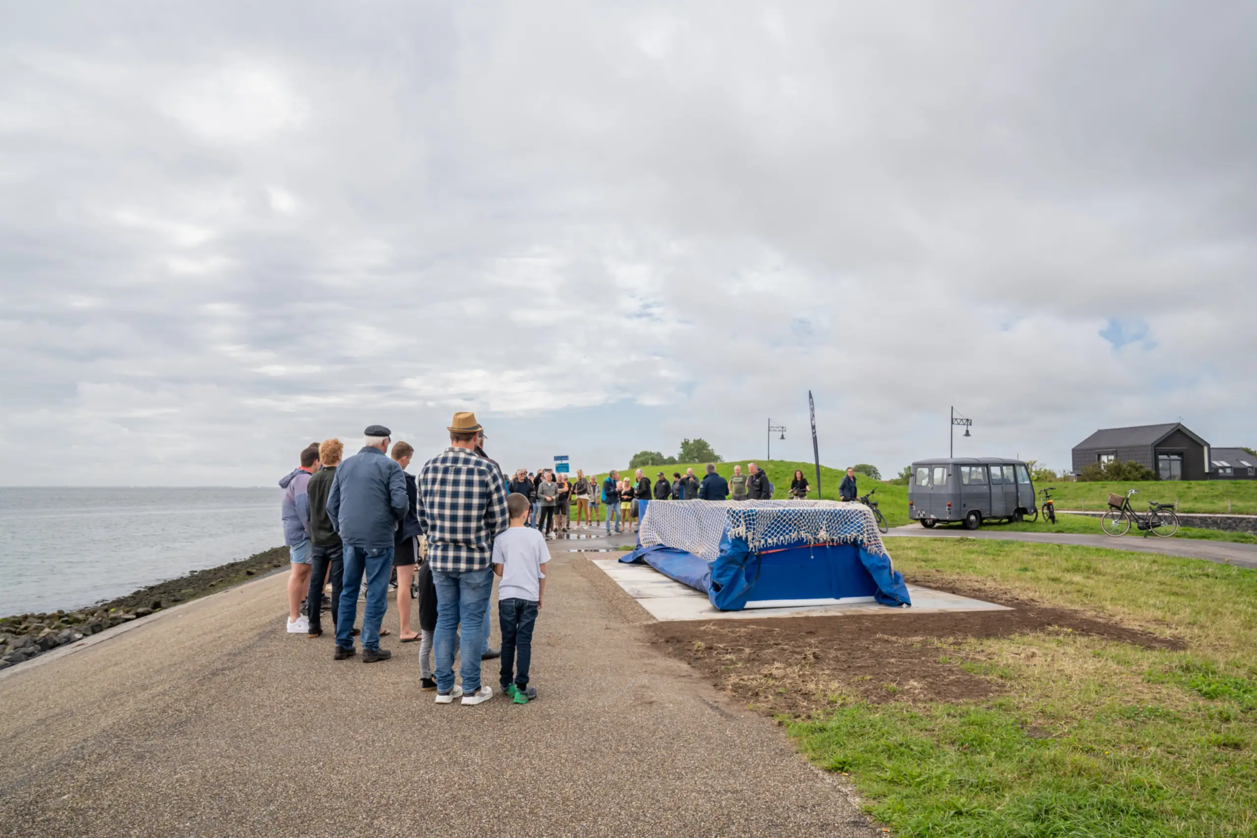 Onthulling vissersmonument 12 augustus 2023