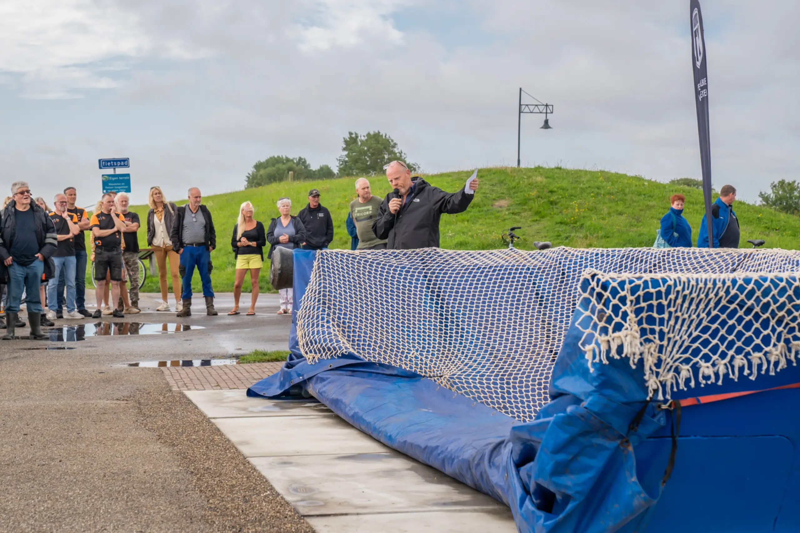 Onthulling vissersmonument 12 augustus 2023