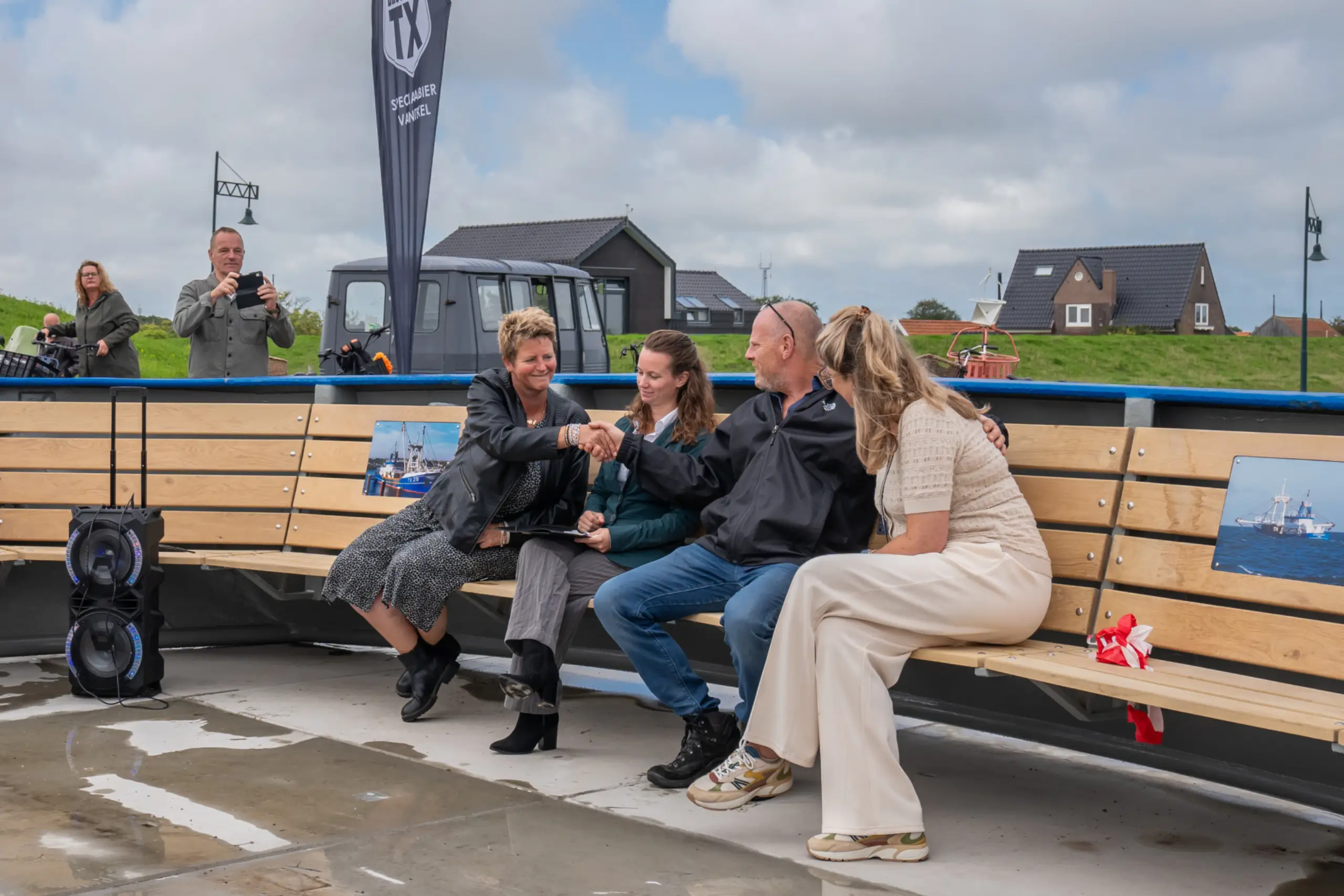 Onthulling vissersmonument 12 augustus 2023