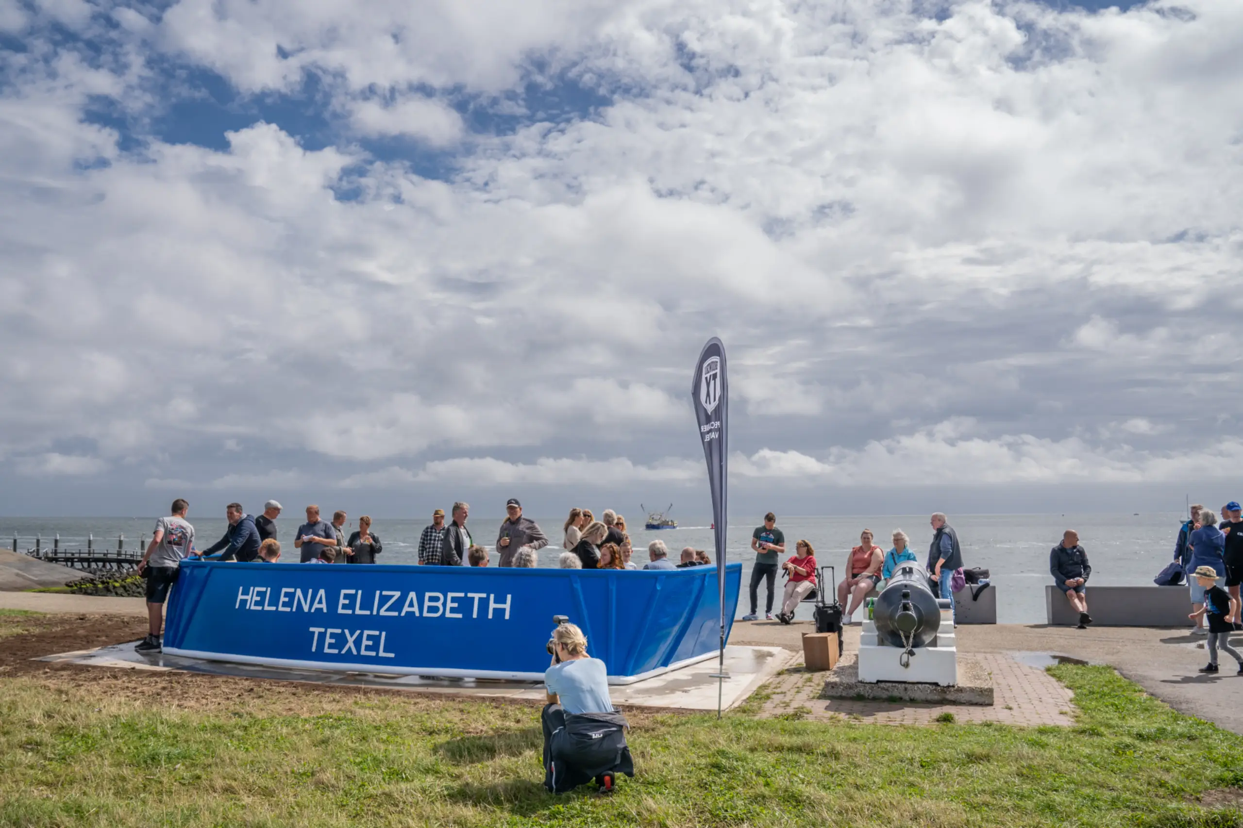 Onthulling vissersmonument 12 augustus 2023