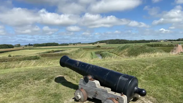 Kanon op Fort De Schans