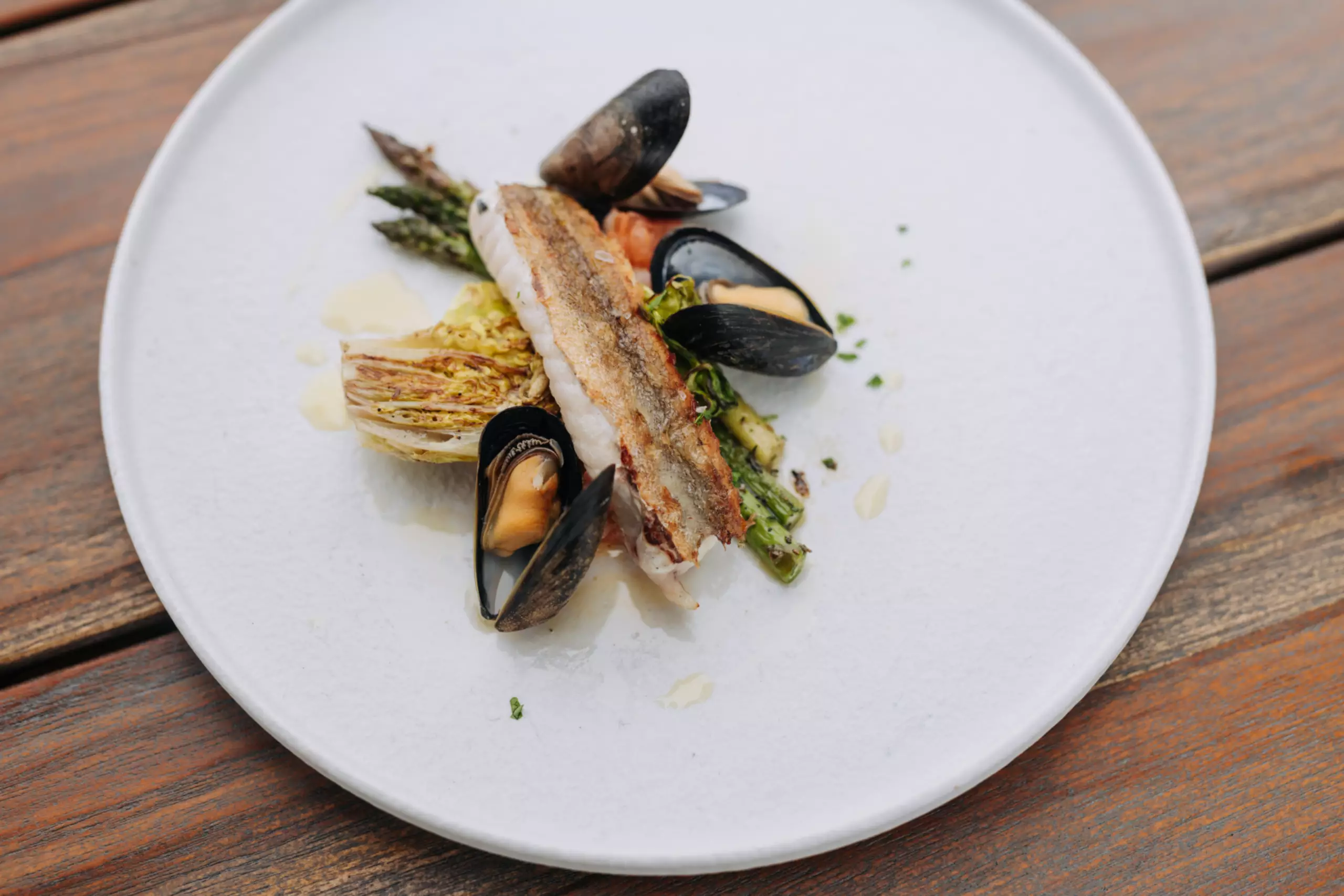 Poonfilet met groene asperges recept van Boy Schuiling