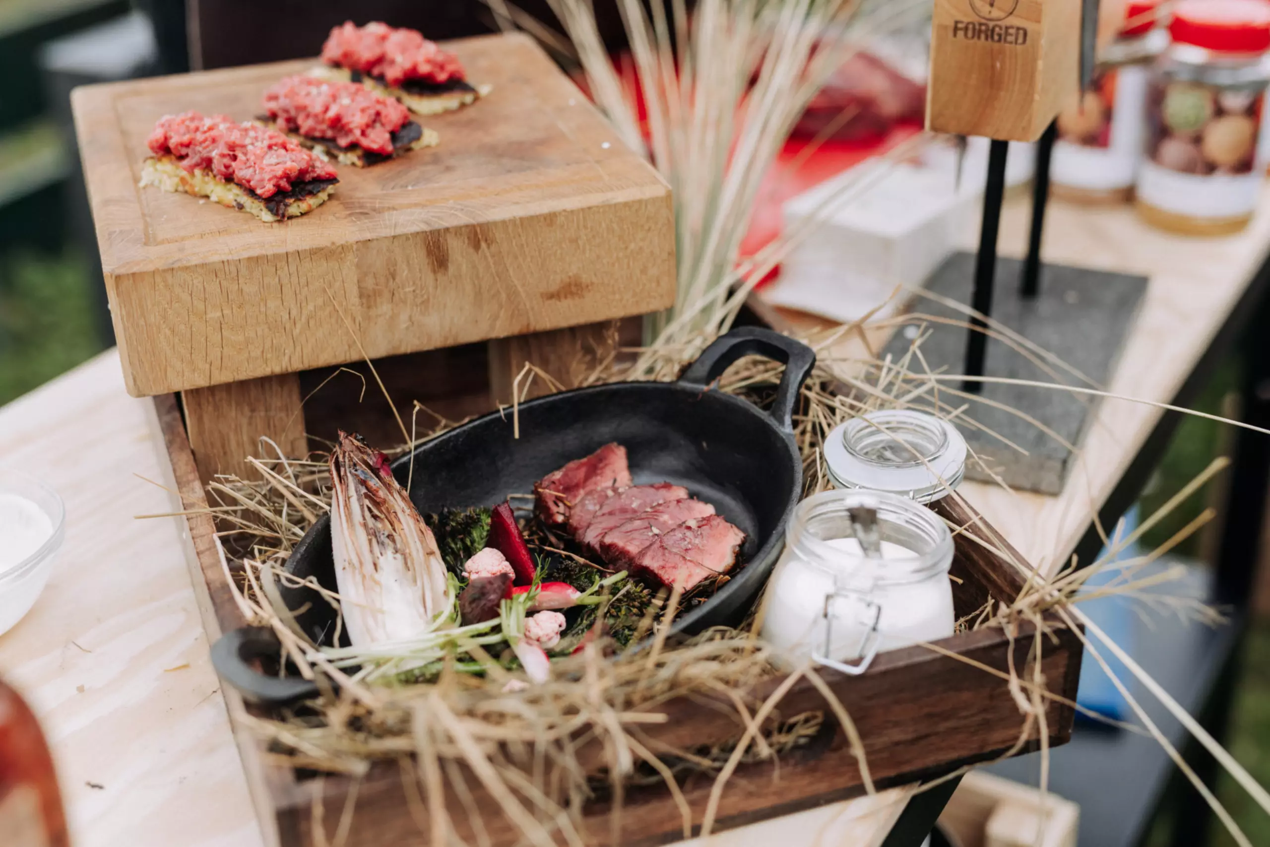 Gerecht Niels Runderkamp met Texelse rund BBQ Battle