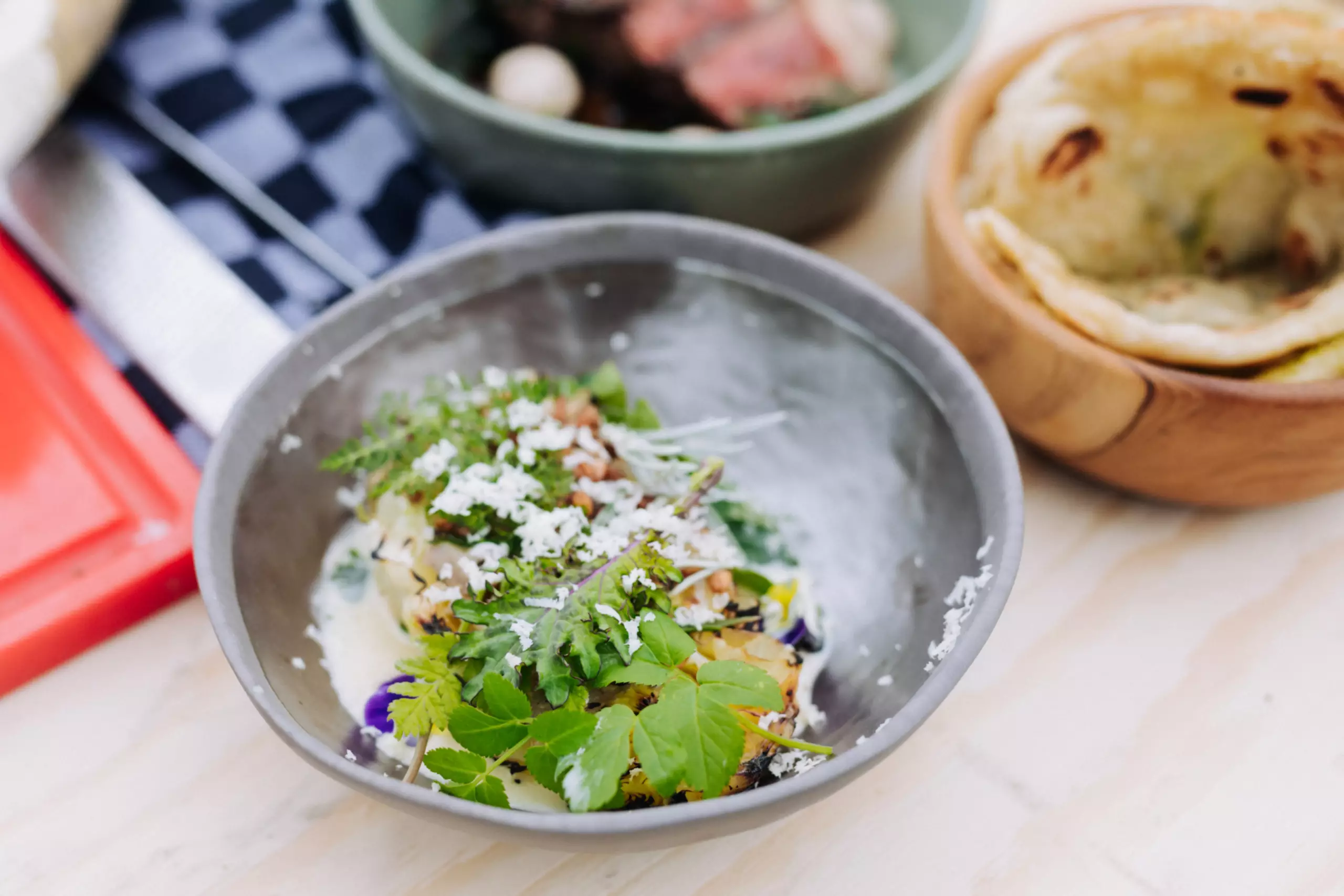 Gerecht met entrecote flatbread en spitskool van Dewi van der Plaats BBQ Battle 1