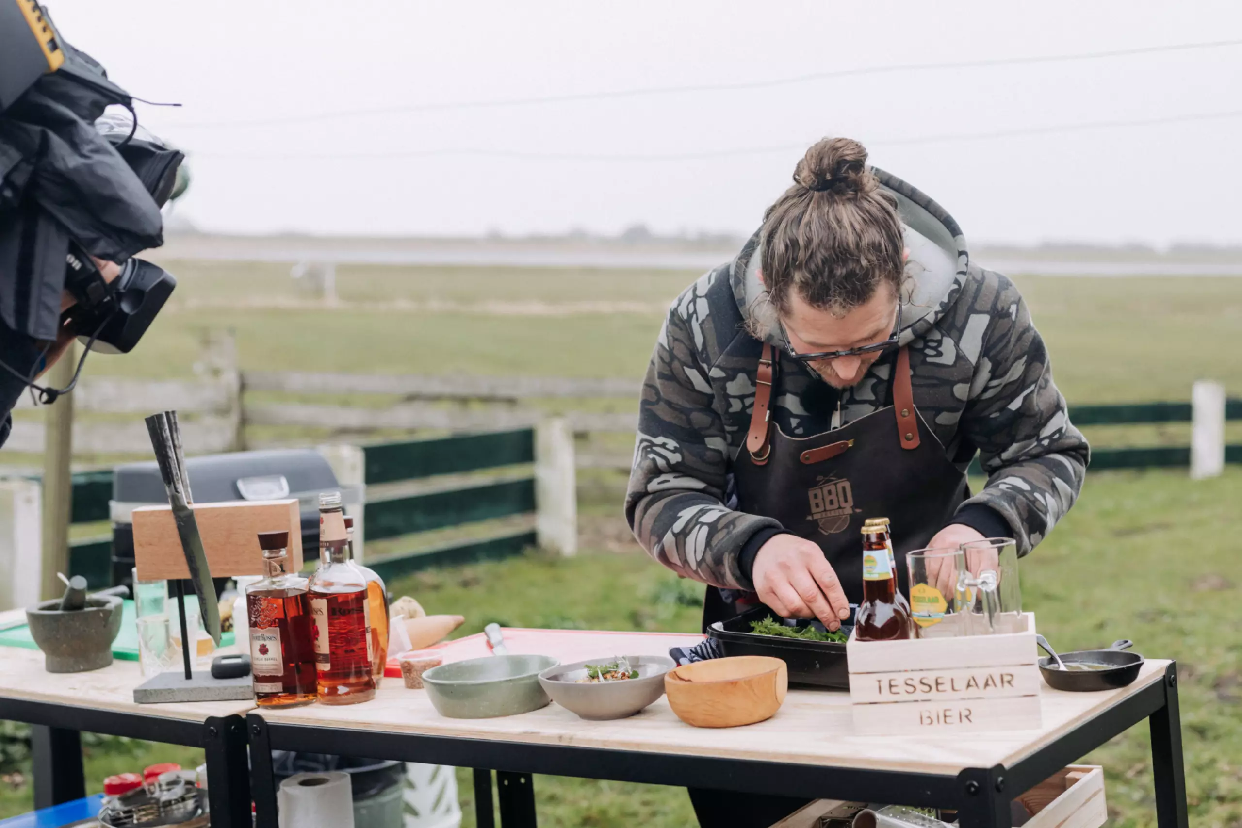 Dewi van der Plaats tijdens de BBQ Battle