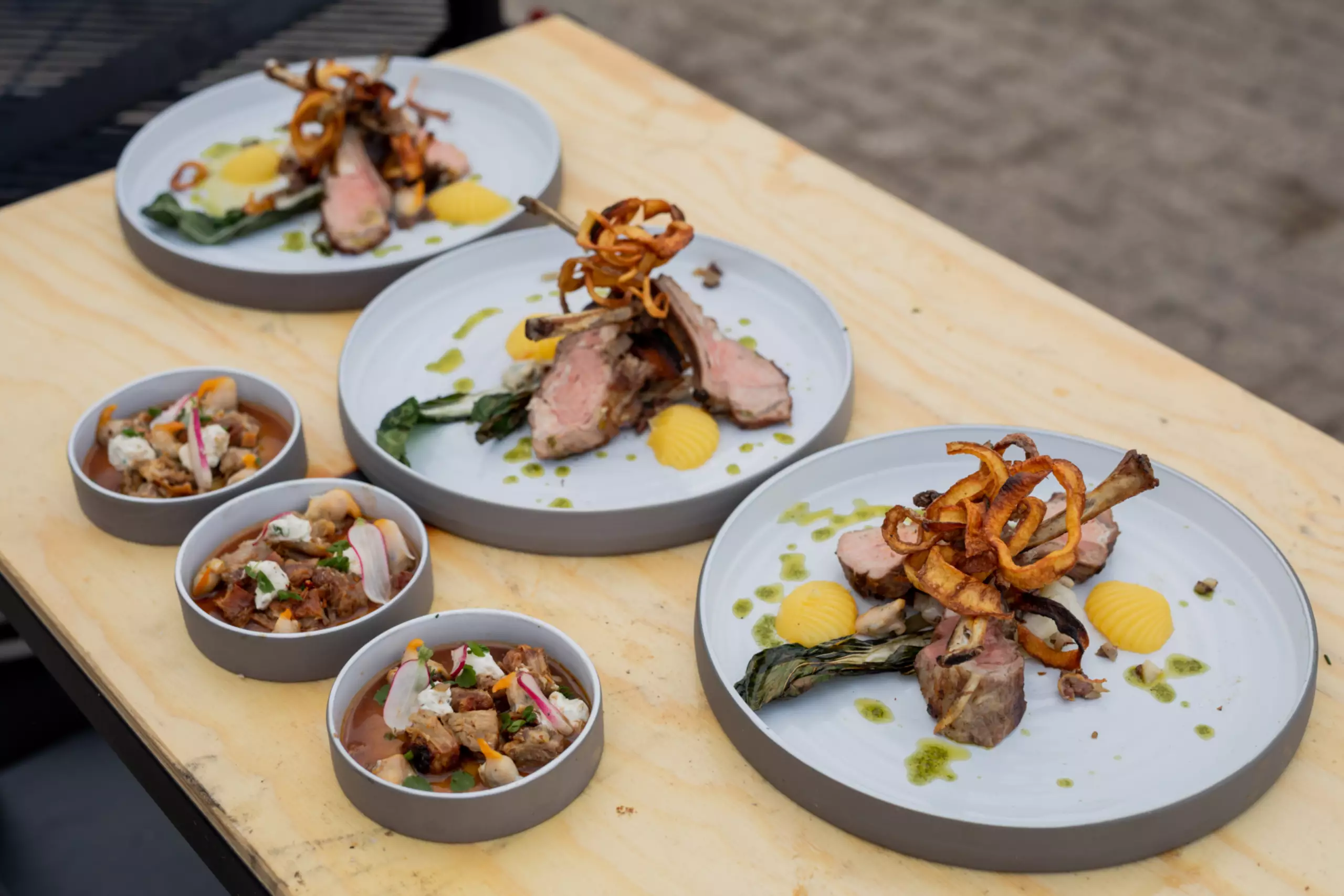 Gerecht met lamsvang