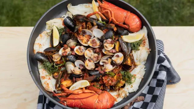 Recept voor frutti di mare met Texelse wordt BBQ Battle