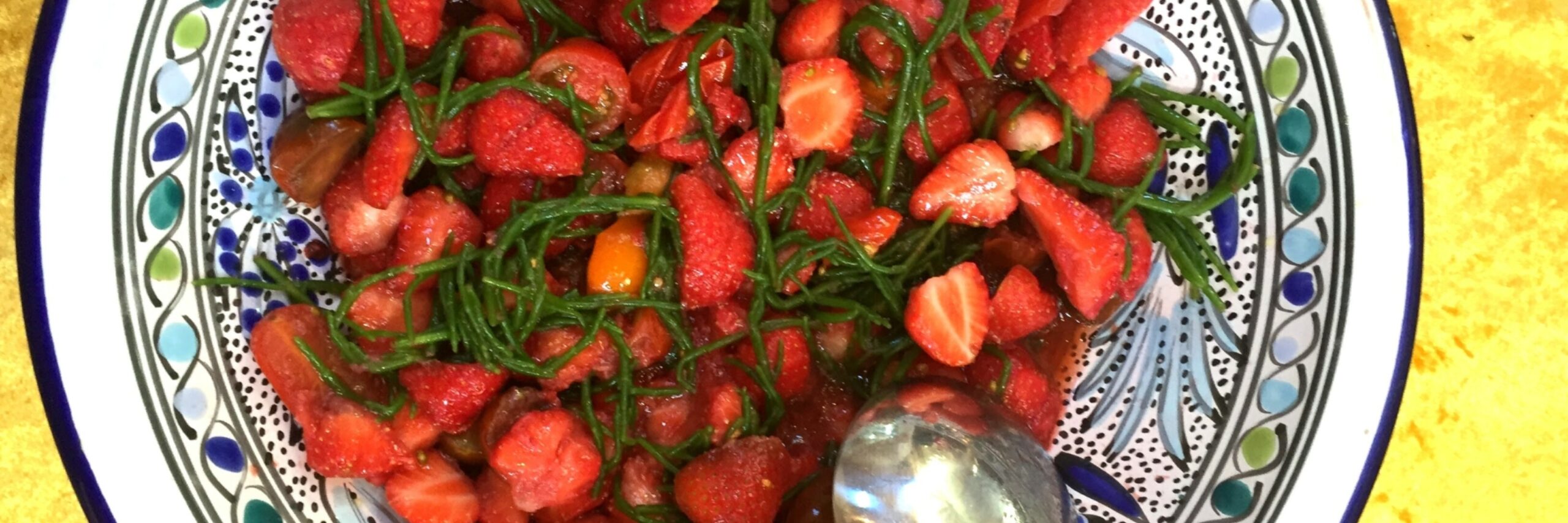 Aardbeien tomatensalsa en zeekraal VVV Texel Fotograaf Annette van Ruitenburg 2