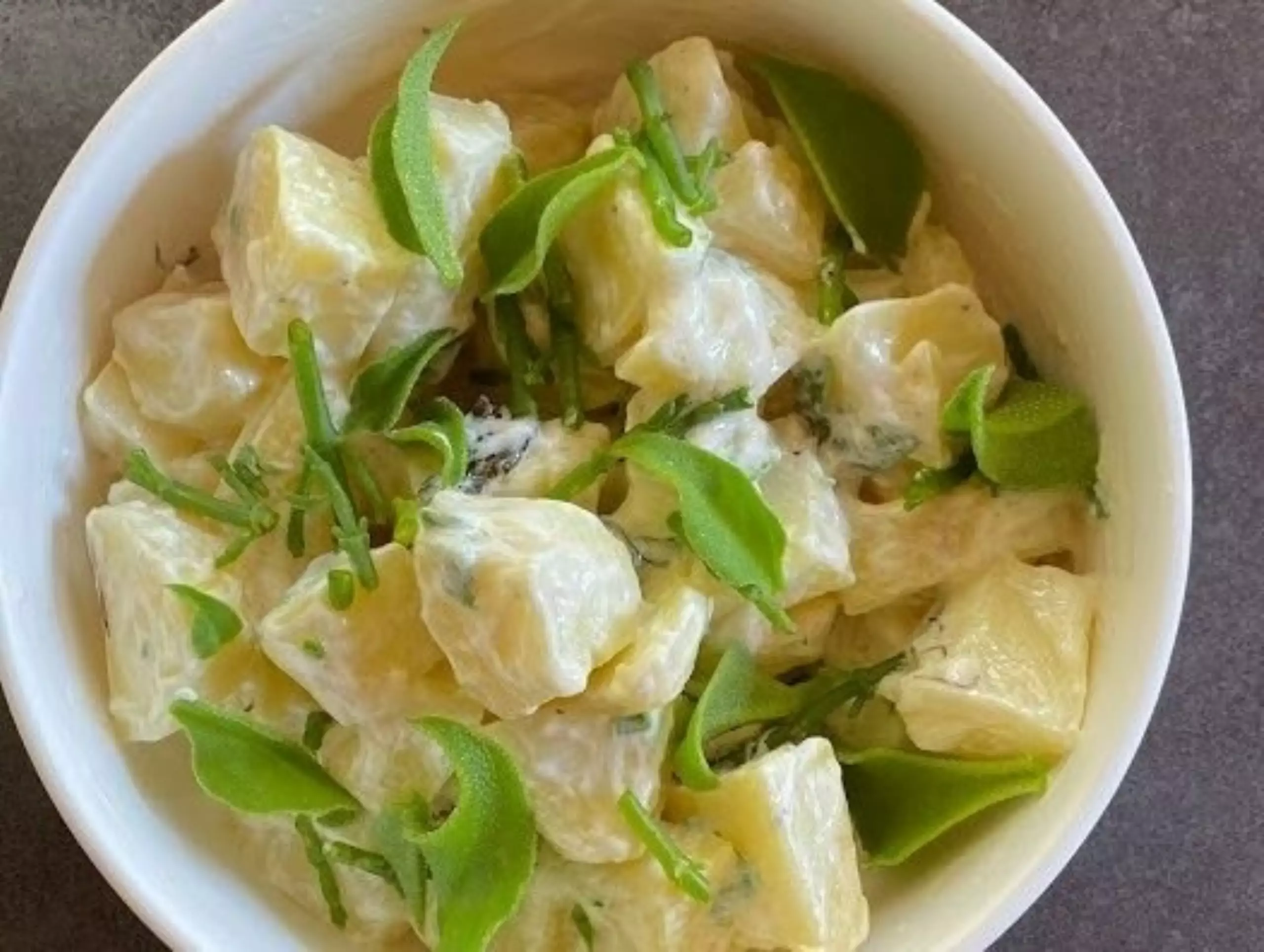 Aardappelsalade van Texelse aardappels