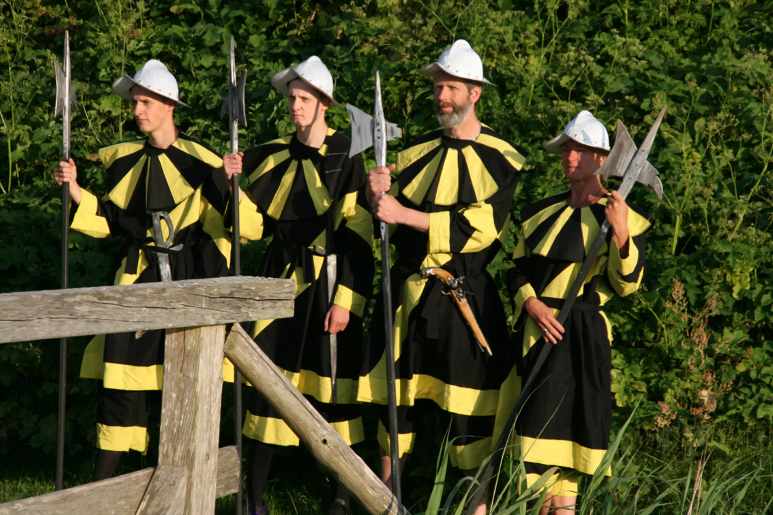 Spaanse soldaten Oosterend Present openluchttheater