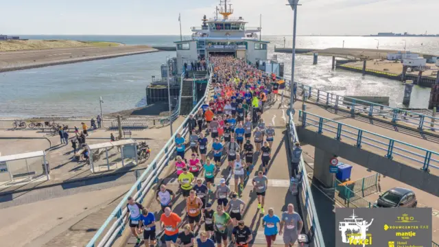 Texel Halve Marathon tijdelijk want logo