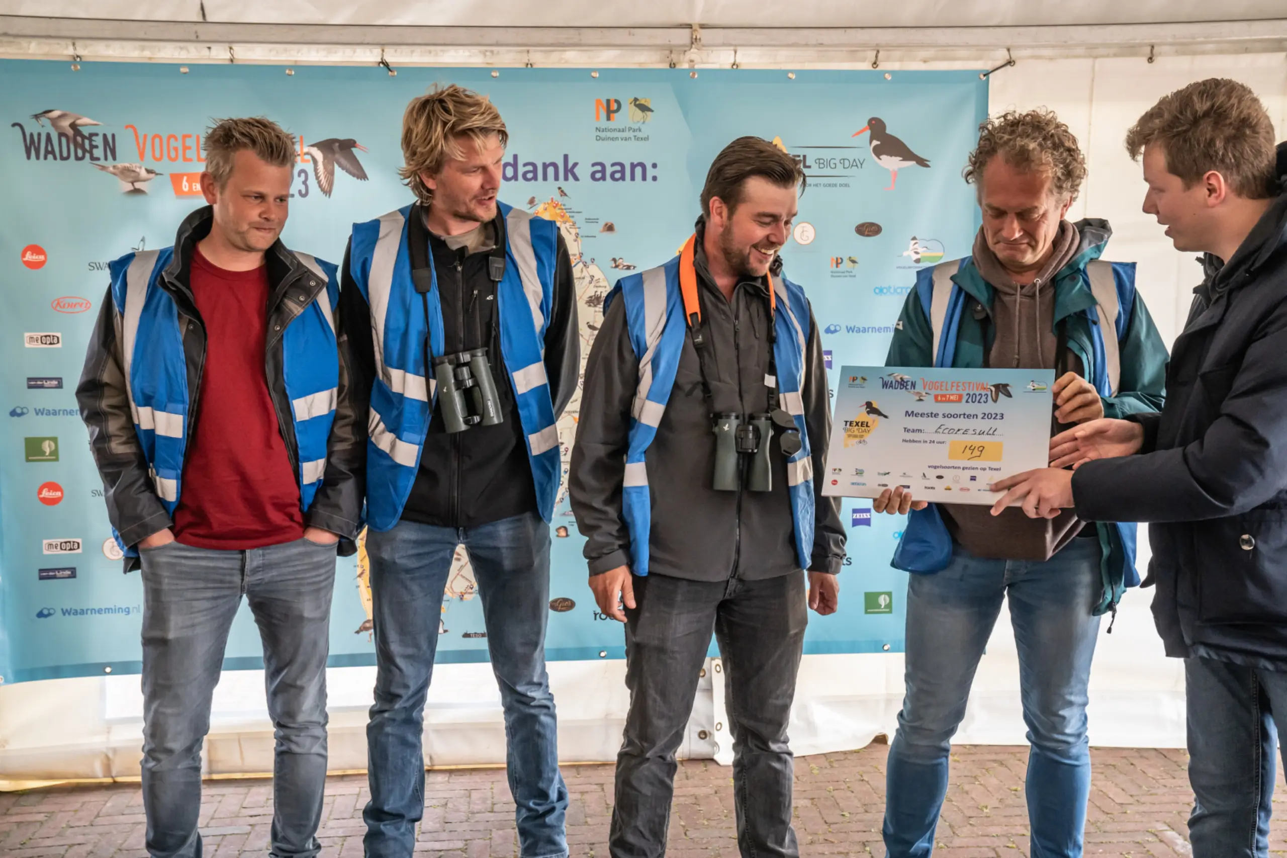 Texel Big Day prijsuitreiking - Wadden Vogelfestival