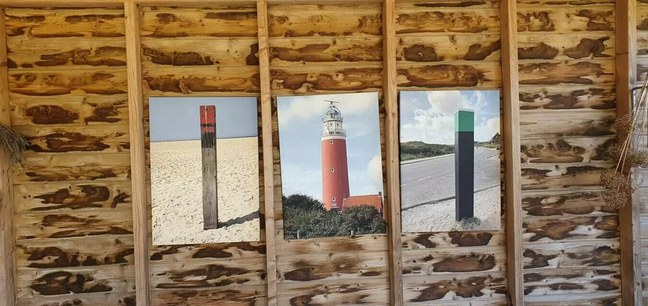 Posters in de tuin