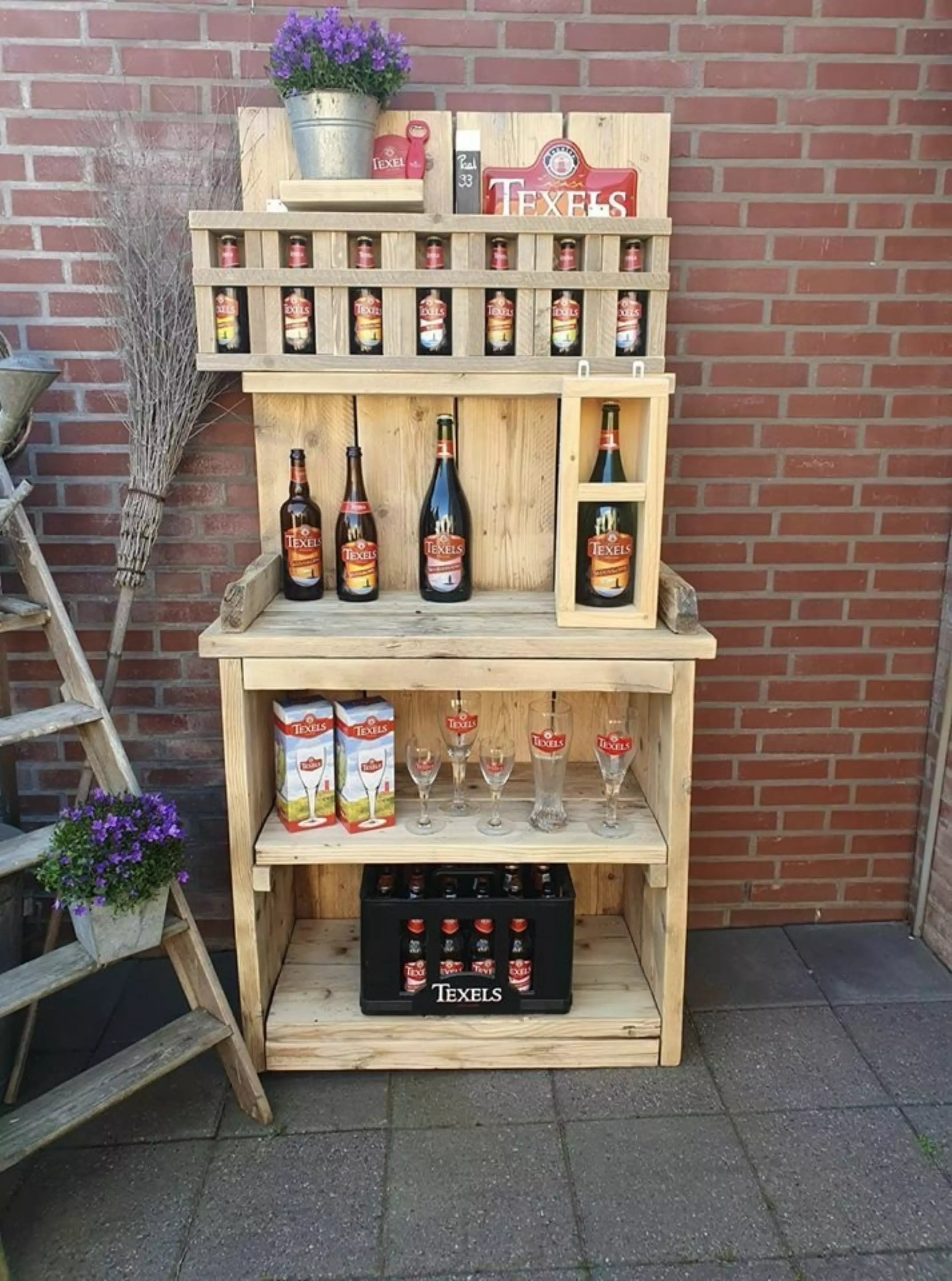 Texeltap in de tuin