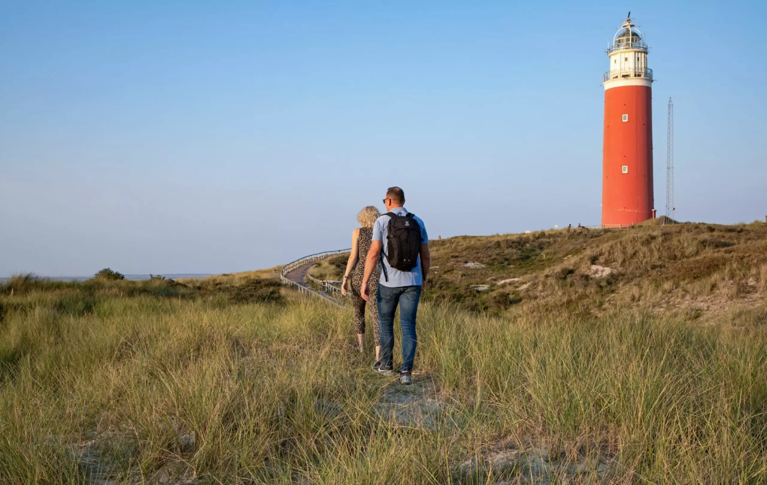 Wandelen bij de vuurtoren