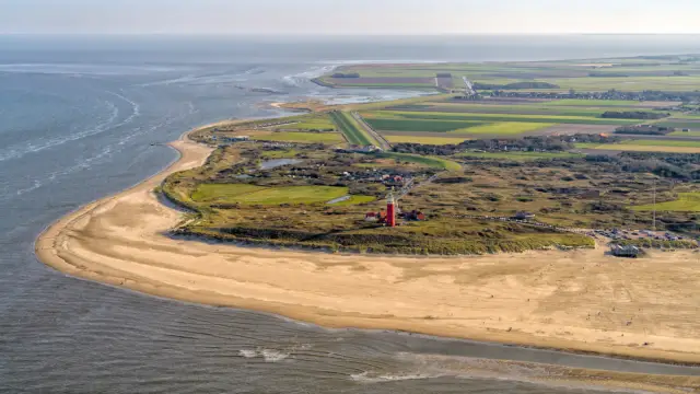 De Vuurtoren van boven Roel Ovinge vrij te gebruiken