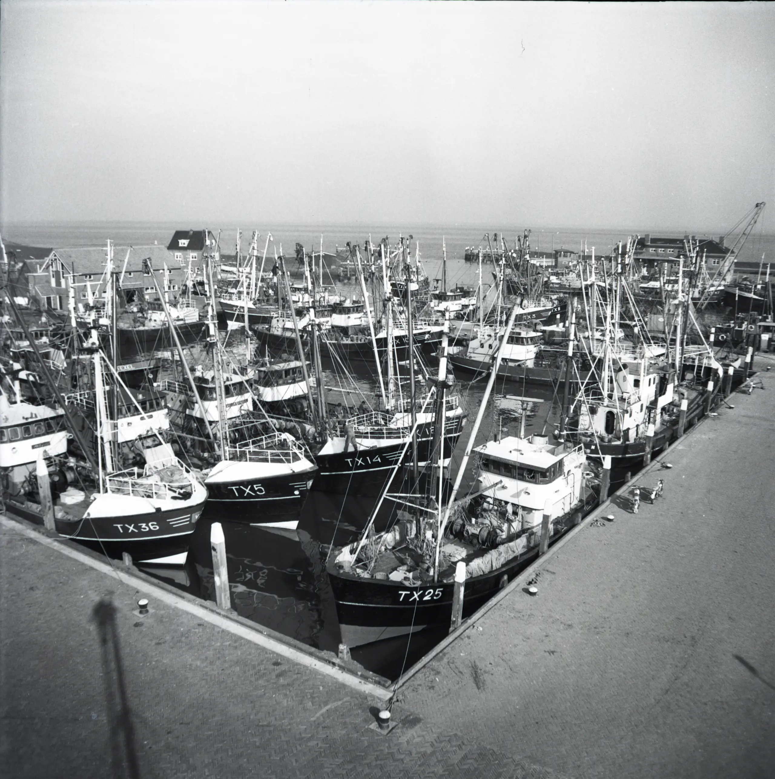 De haven van Oudeschild - 1967