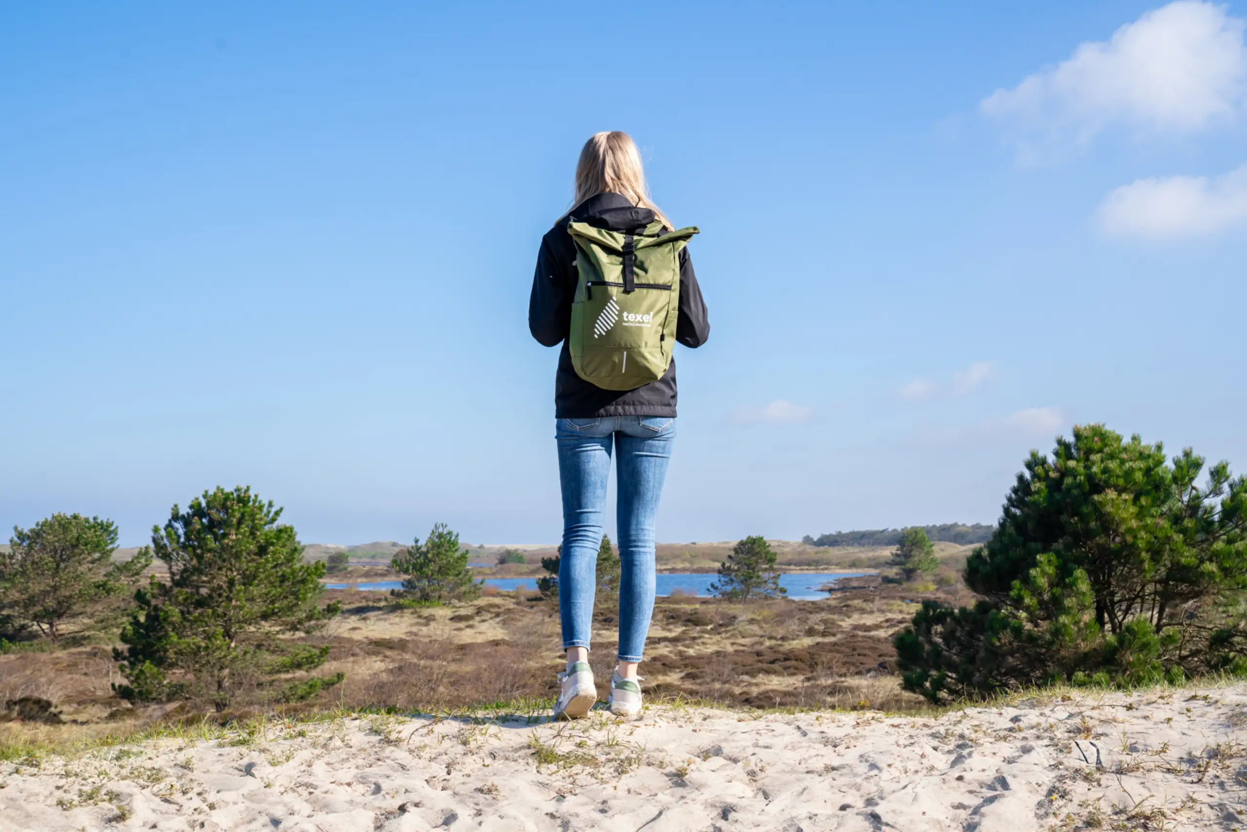 Op de duintop in de Bleekersvalei