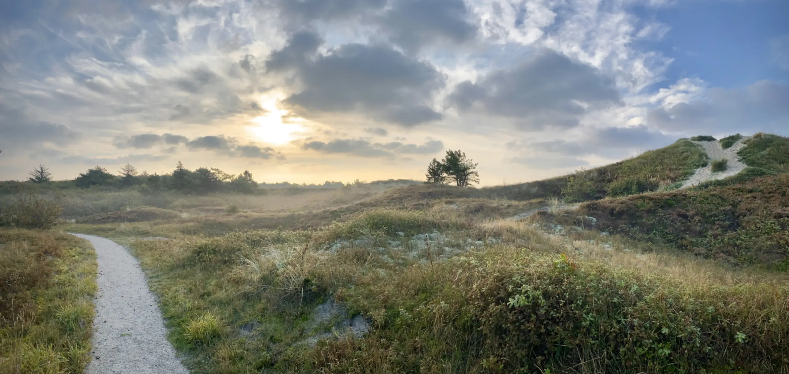 Bleekersvalei bij zonsopkomst