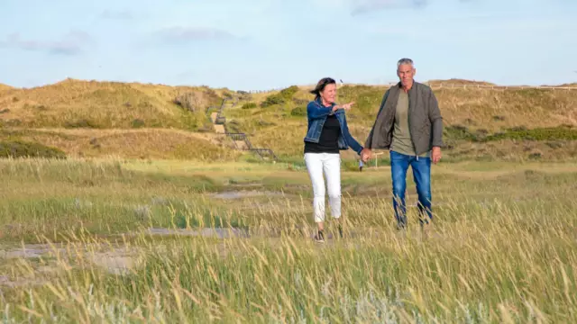 Wandelen in De Slufter VVV Texel fotograaf Justin Sinner