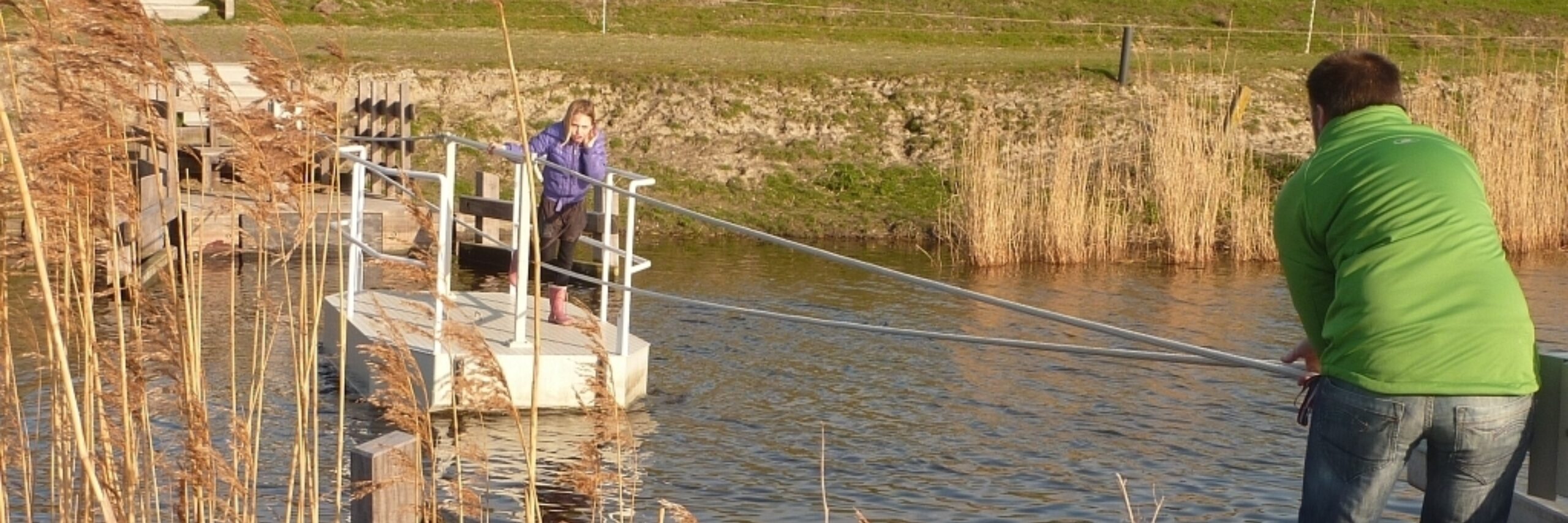 Slufter Kaap trekpontje foto VVV Texel