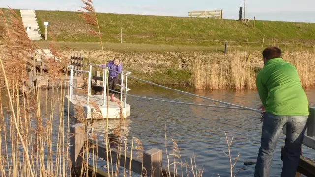 Slufter Kaap trekpontje foto VVV Texel