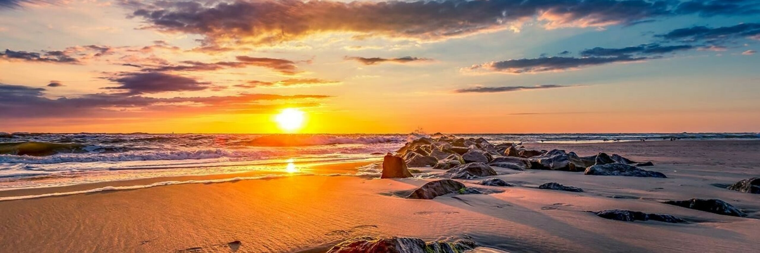Zonsondergang strand 360 graden fotografie