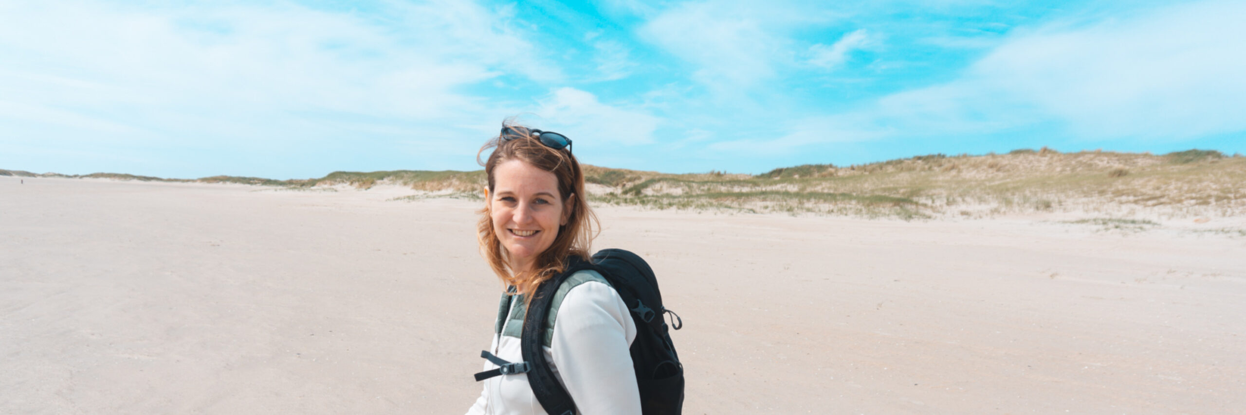 Wandelen op het strand
